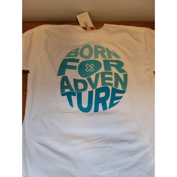 NEW Joyya Born for Adventure graphic T-shirt Women Large - Picture 4 of 9